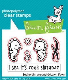 Lawn Fawn - Seahorsin' Around - Lawn Cuts