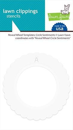 Lawn Fawn - Reveal Wheel Templates: Circle Sentiments