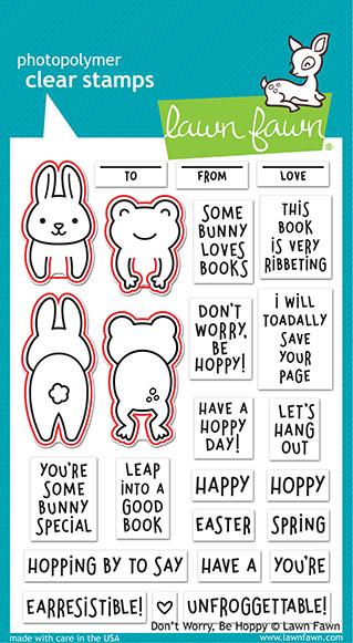 Lawn Fawn - Don't Worry, Be Hoppy - Lawn Cuts