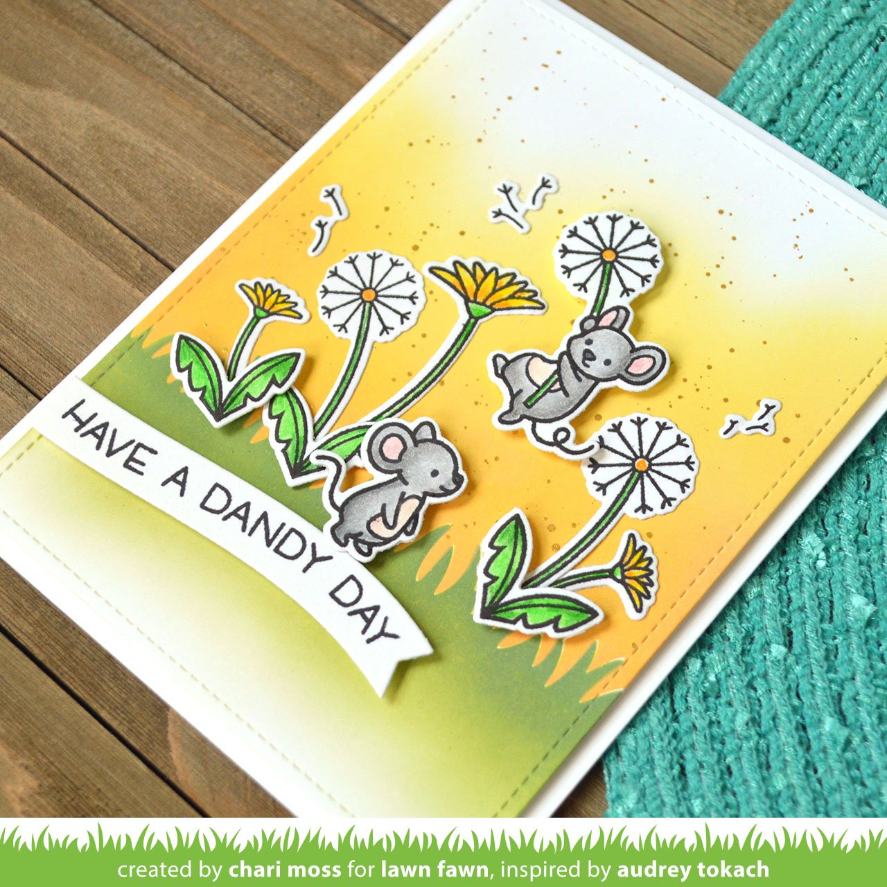 Lawn Fawn - Grassy Stencil