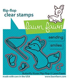 Lawn Fawn - Butterfly Kisses Flip-Flop - Lawn Cuts