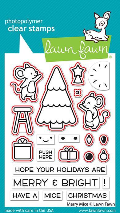 Lawn Fawn - Merry Mice Lawn Cuts