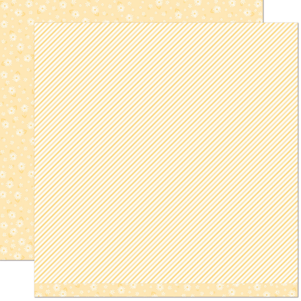 Lawn Fawn - Flower Market - Buttercup 12x12"