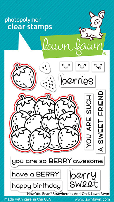 Lawn Fawn - How You Bean? Strawberries Add-On - Lawn Cuts