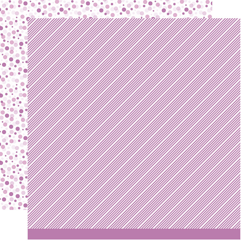 Lawn Fawn - All the Dots - Grape Fizz 12x12"
