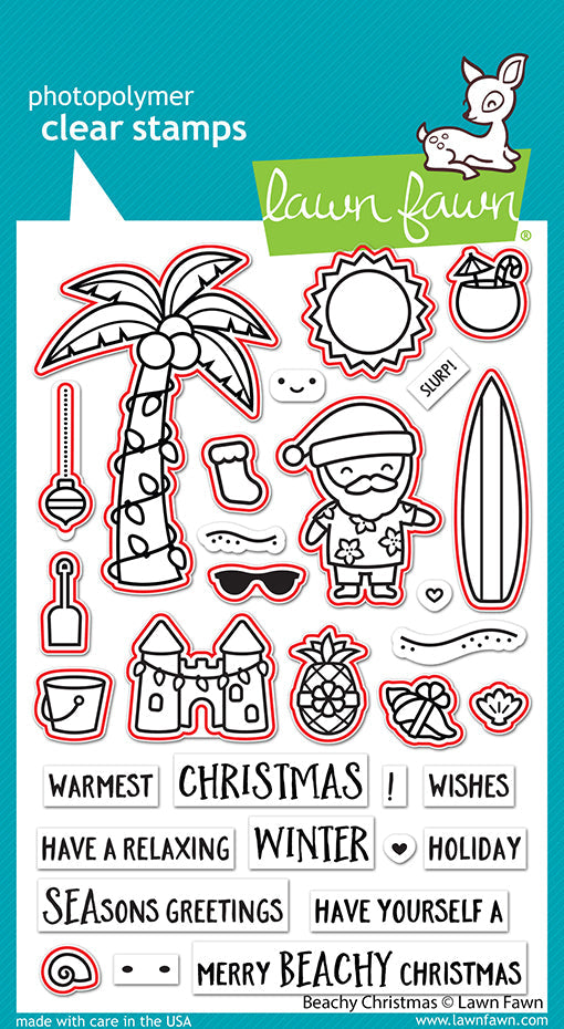 Lawn Fawn - Beachy Christmas - Lawn Cuts