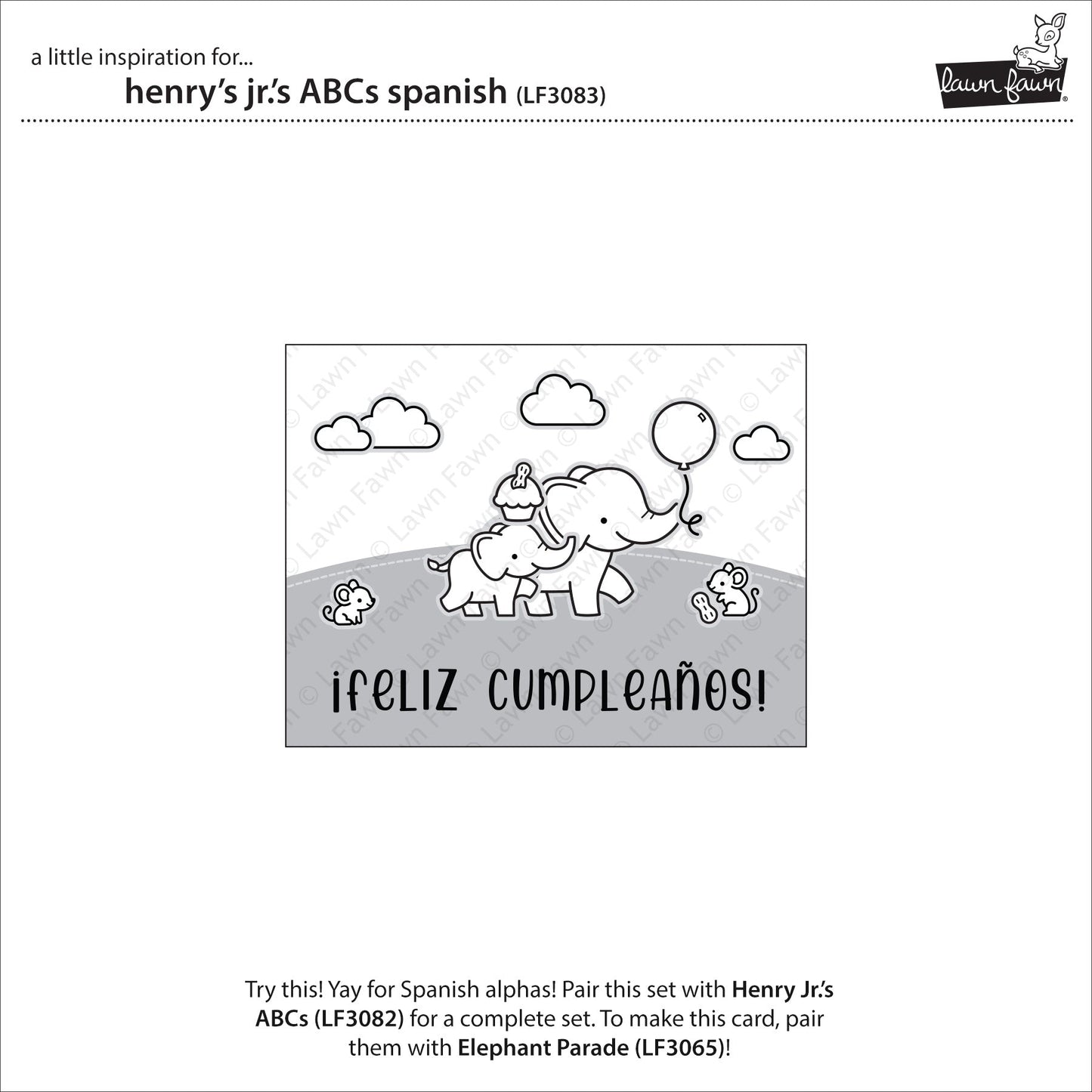 Lawn Fawn - Henry Jr.'S Abcs Spanish Add-On