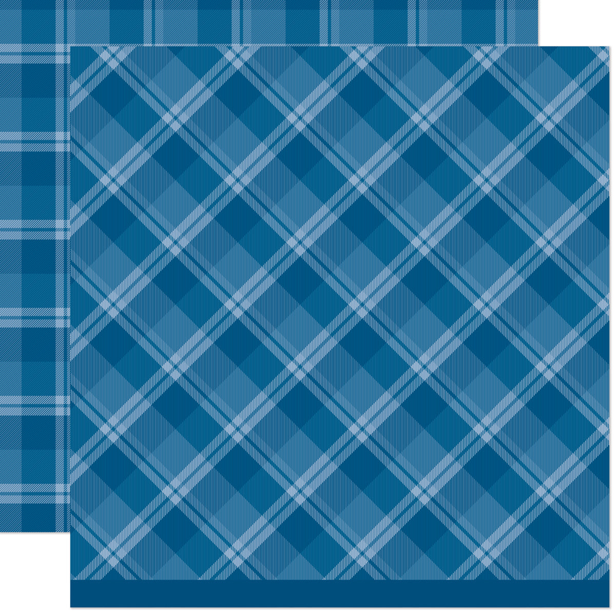 Lawn Fawn - Favorite Flannel - London Fog 12x12"