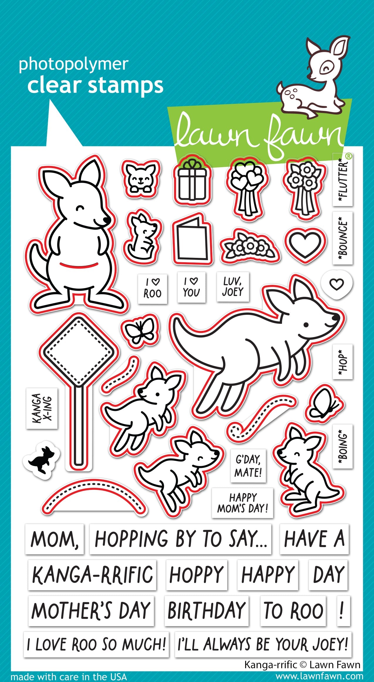 Lawn Fawn - Kanga-Rrific Lawn Cuts