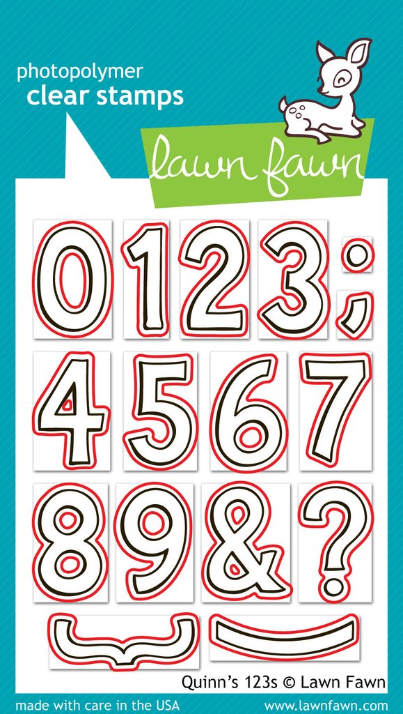 Lawn Fawn - Quinn's 123s Lawn Cuts