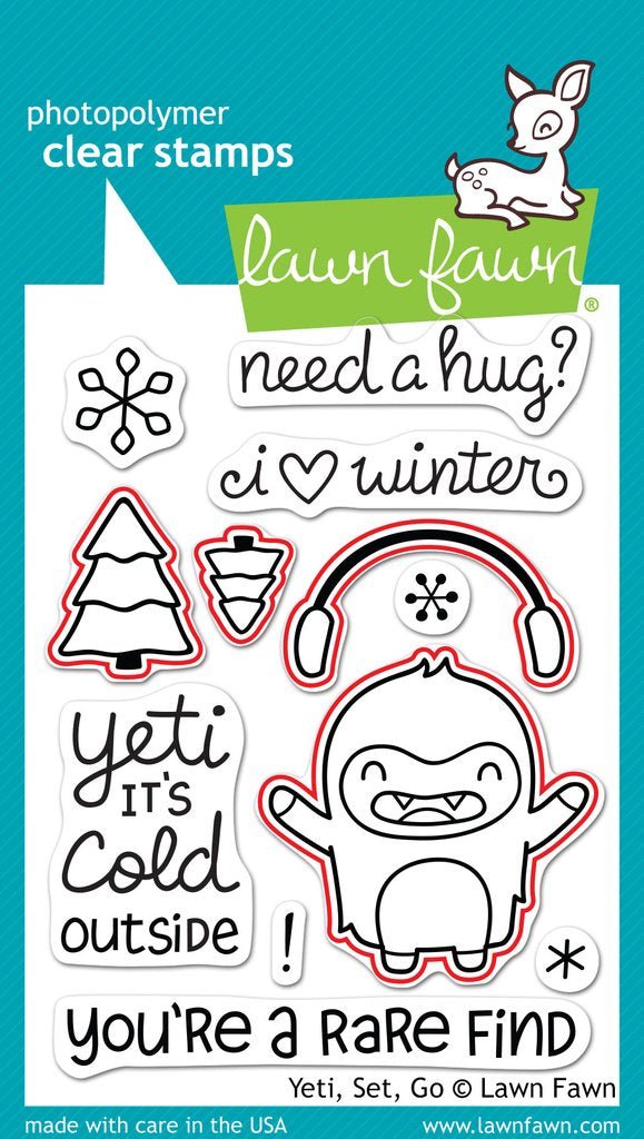 Lawn Fawn - Yeti, Set, Go Lawn Cuts