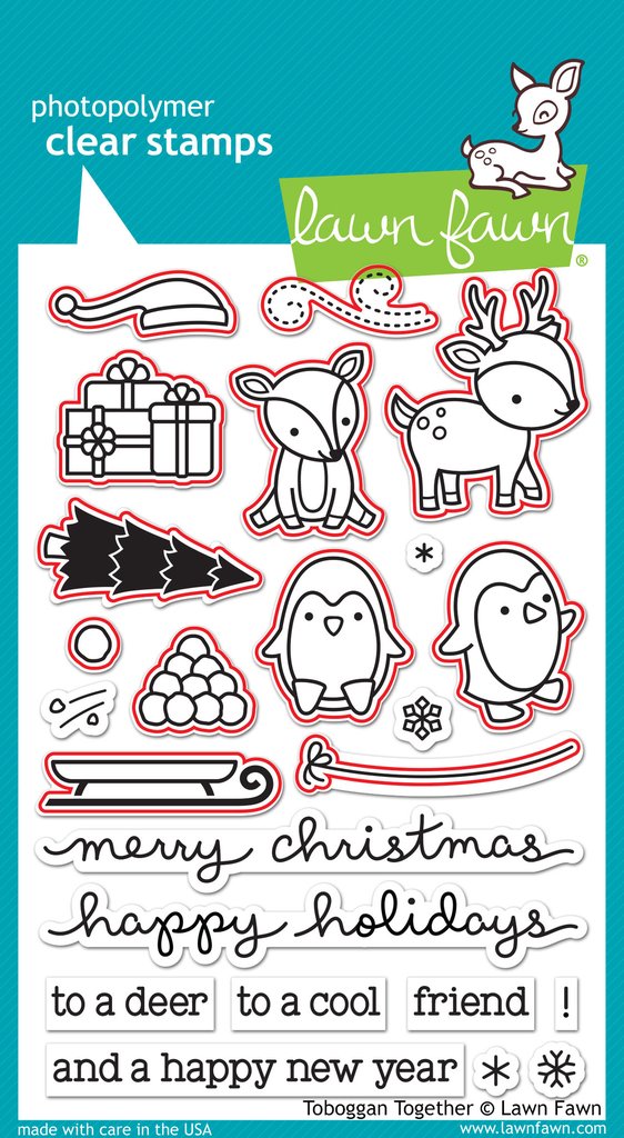 Lawn Fawn - Toboggan Together - Lawn Cuts