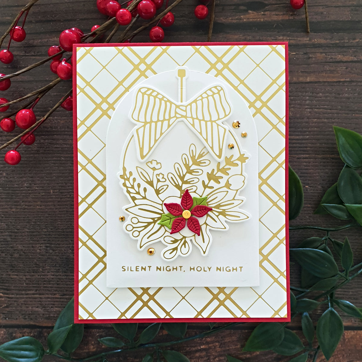 Spellbinders - Blooming Ornament Glimmer Hot Foil Plate & Die Set