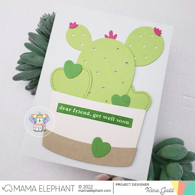 Mama Elephant - Cactus Builder - Creative Cuts