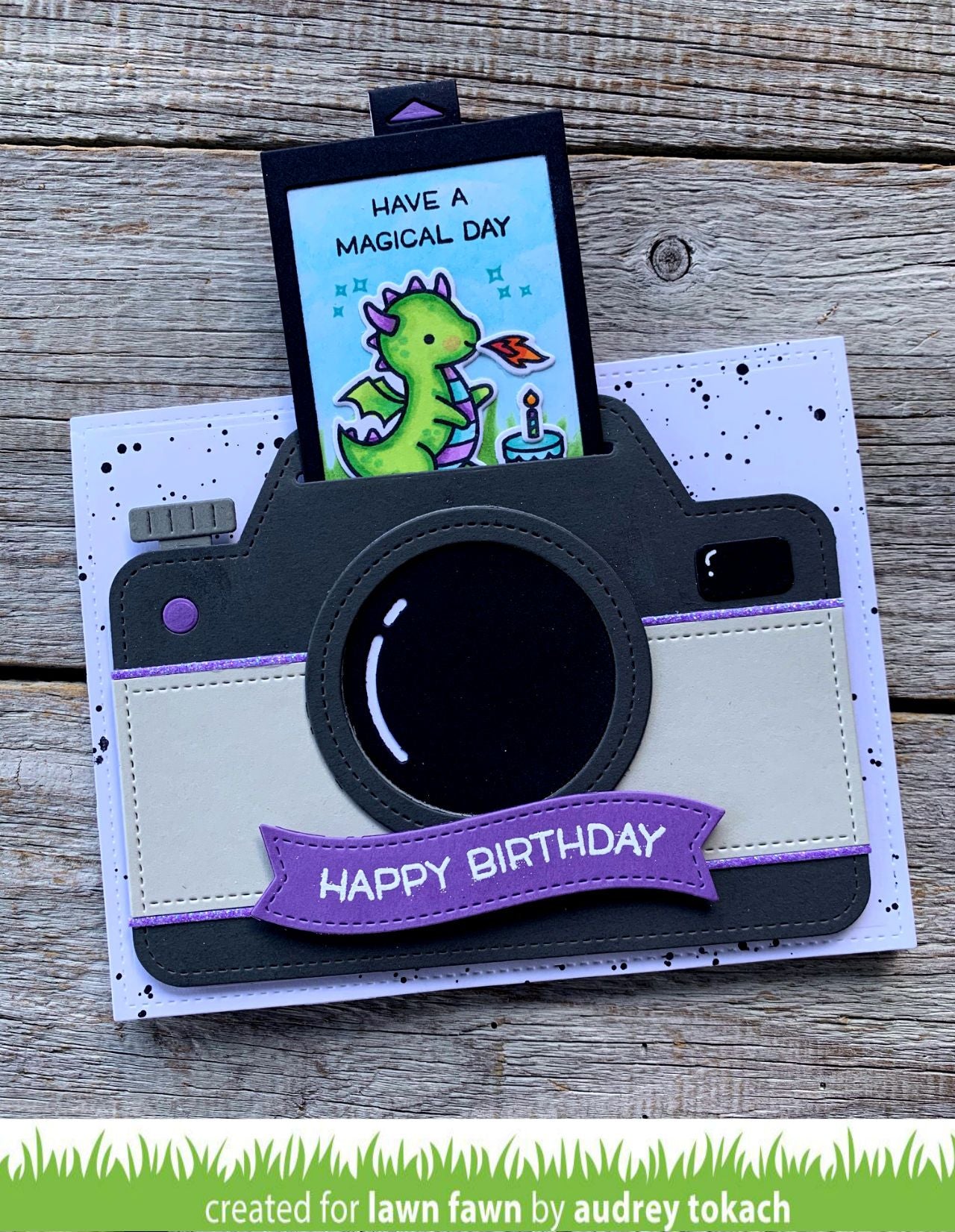 Lawn Fawn - Magic Iris Camera Pull-Tab Add-On