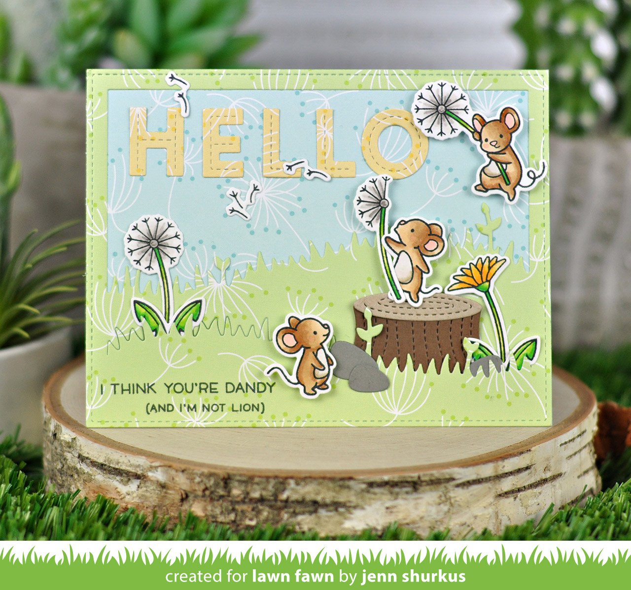 Lawn Fawn - Meadow Backdrop: Landscape