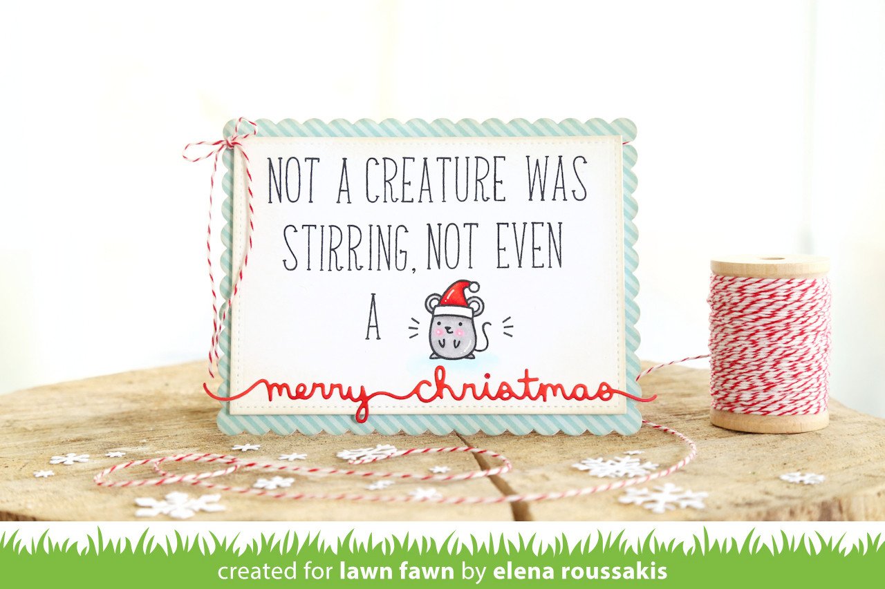 Lawn Fawn - Merry Christmas Border