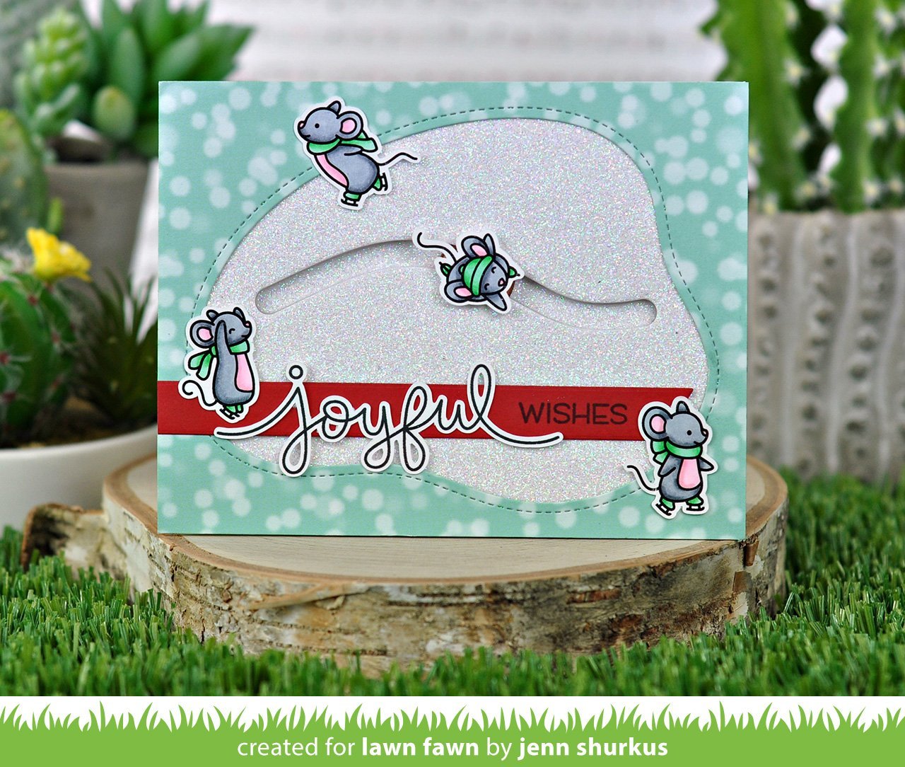 Lawn Fawn - Stitched Pond