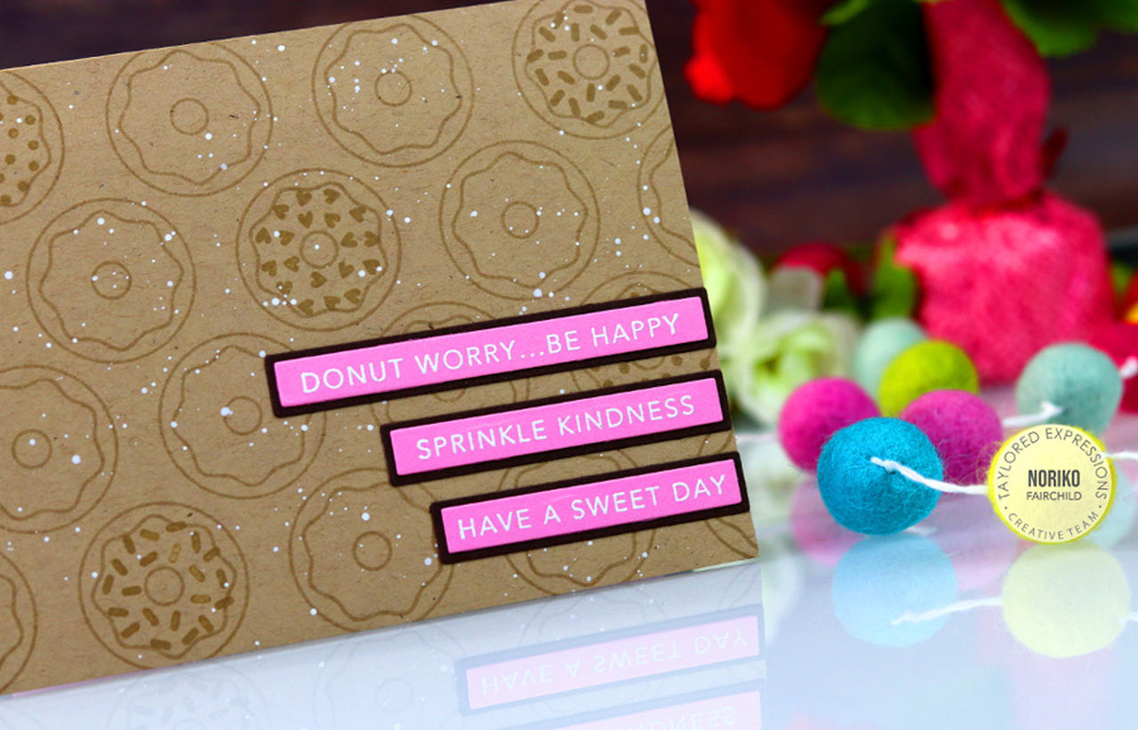 Taylored Expressions - Donut Days Cling & Clear Combo