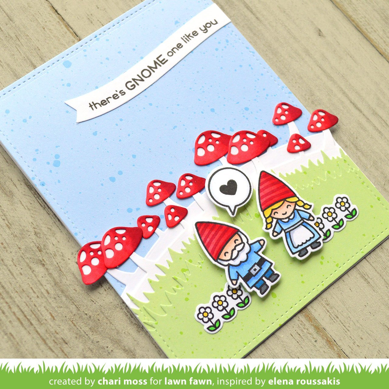 Lawn Fawn - Mushroom Border