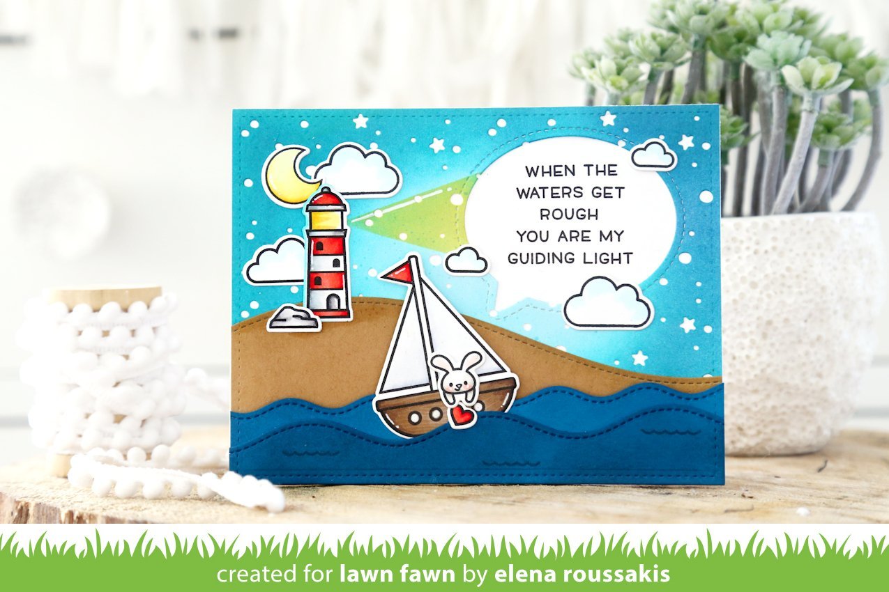 Lawn Fawn - Outside In Stitched Speech Bubbles