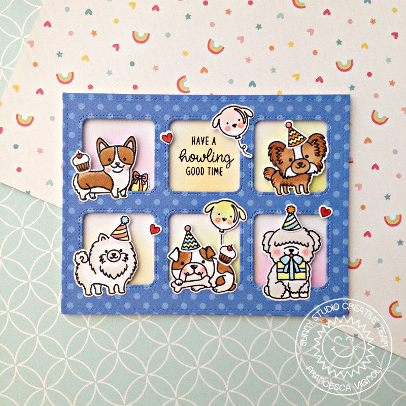 Sunny Studio - Polka-Dot Parade Paper Pad 6x6"