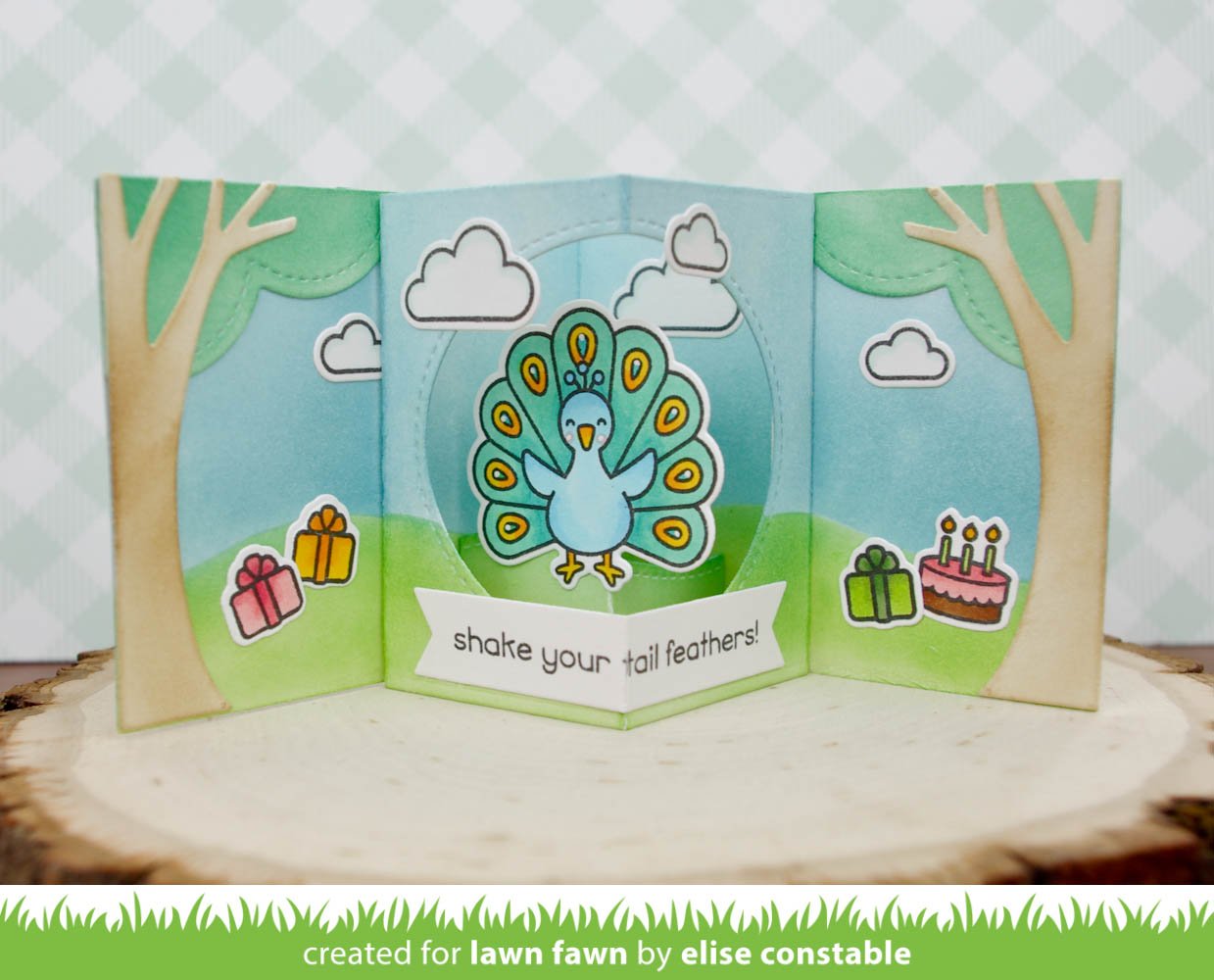 Lawn Fawn - Center Picture Window Card