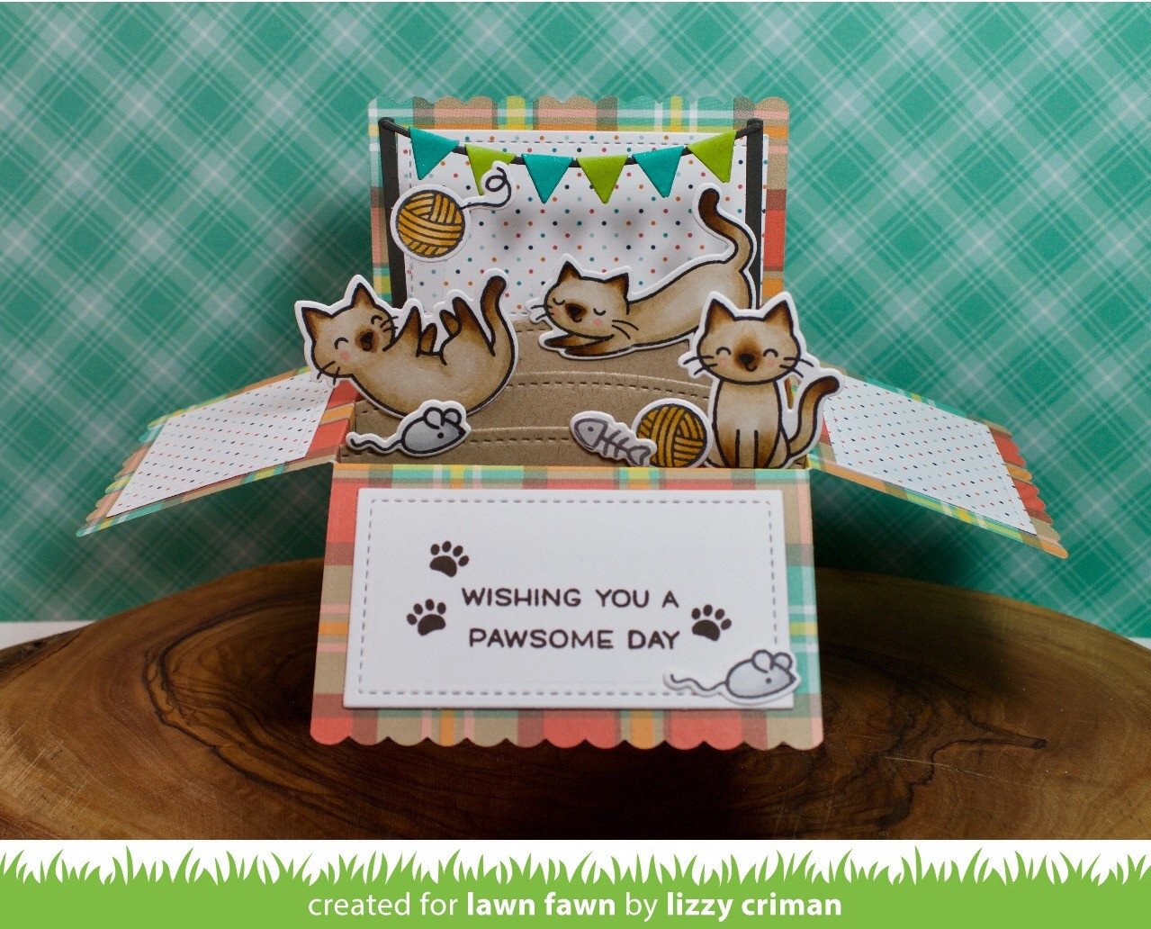 Lawn Fawn - Simple Stitched Hillside Borders