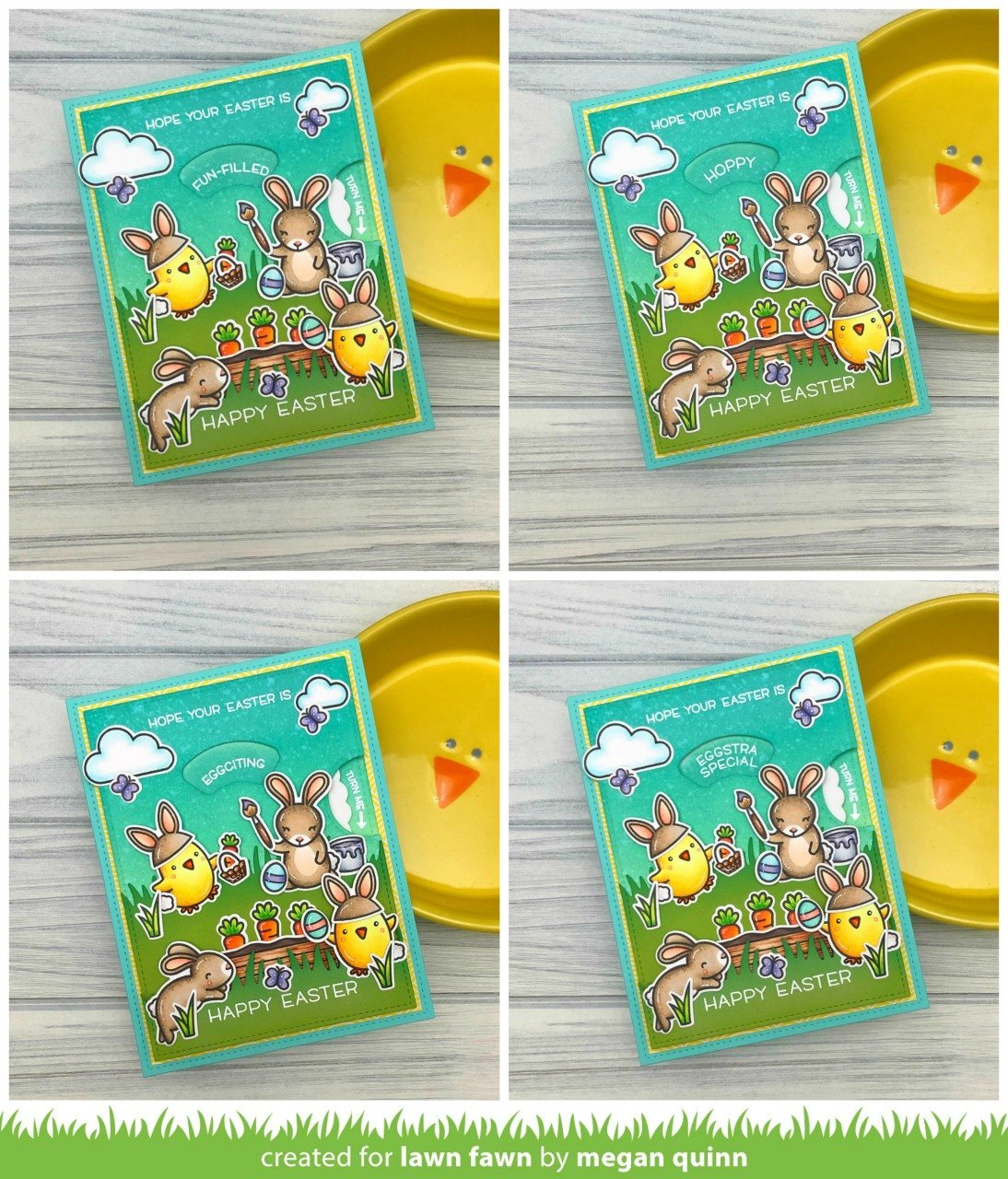 Lawn Fawn - Reveal Wheel Spring Sentiments