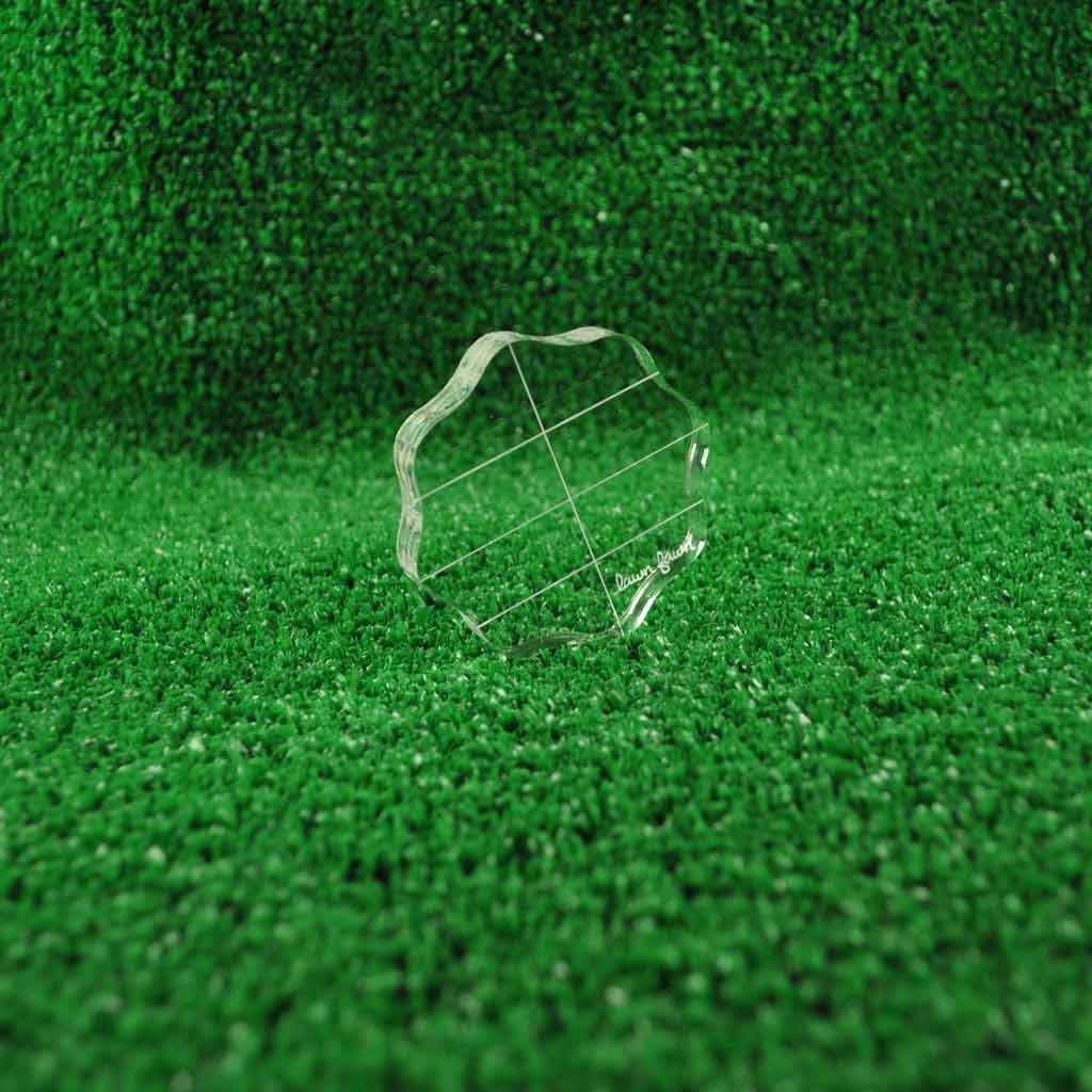 Lawn Fawn - 2.5" Round Grip Block with Grid