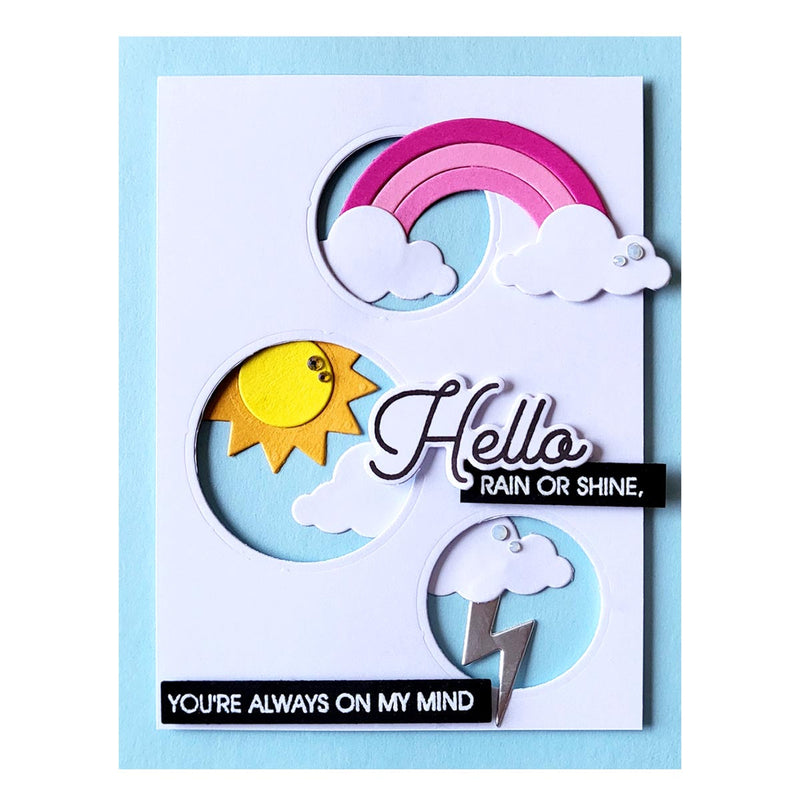 Spellbinders - Rain or Shine Etched Dies