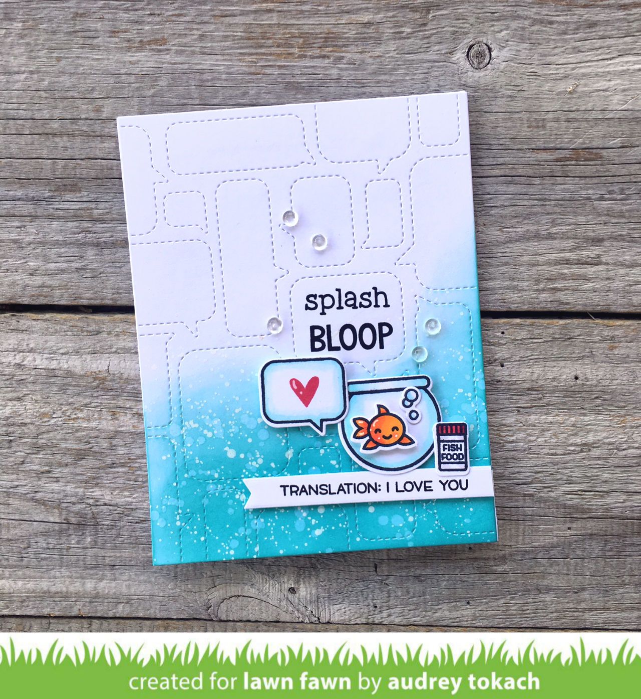 Lawn Fawn - Stitched Speech Bubble Backdrop