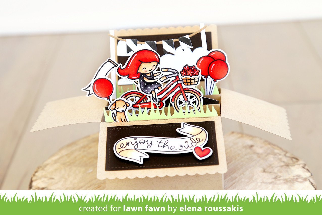 Lawn Fawn - Scalloped Box Card Pop-Up Dies