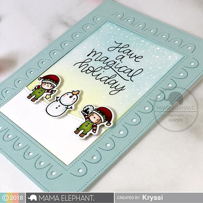 Mama Elephant - Fancy Door Frame - Creative Cuts