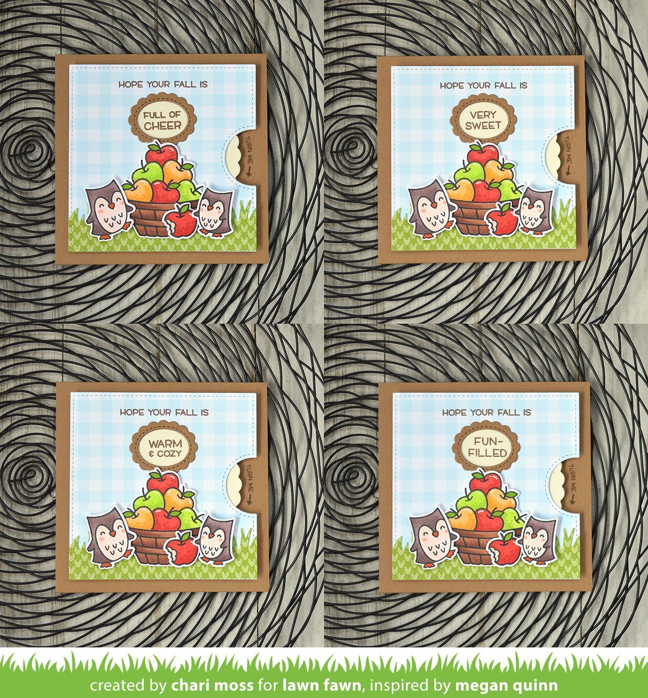 Lawn Fawn - Reveal Wheel Holiday Sentiments