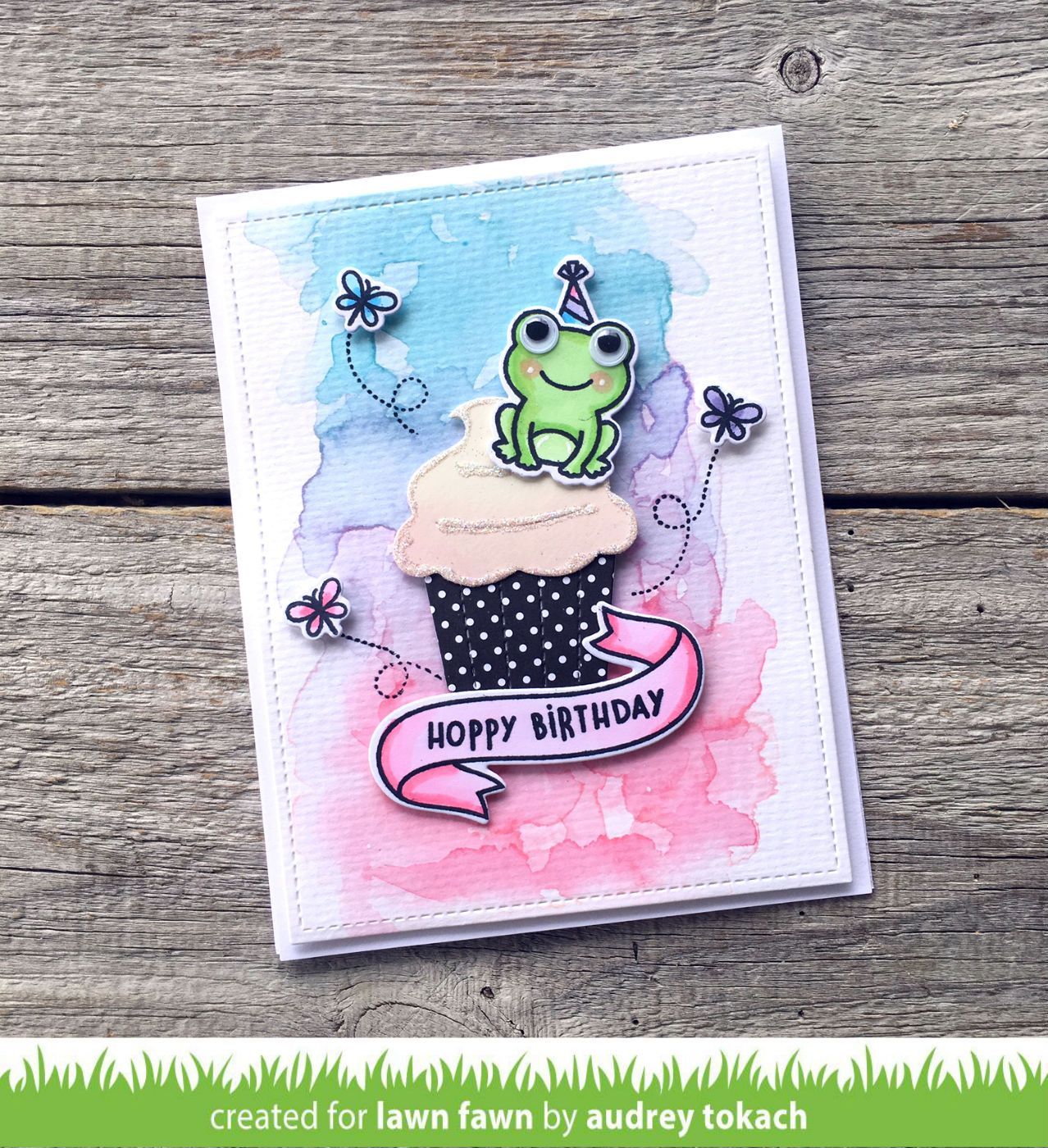 Lawn Fawn - Stitched Cupcake