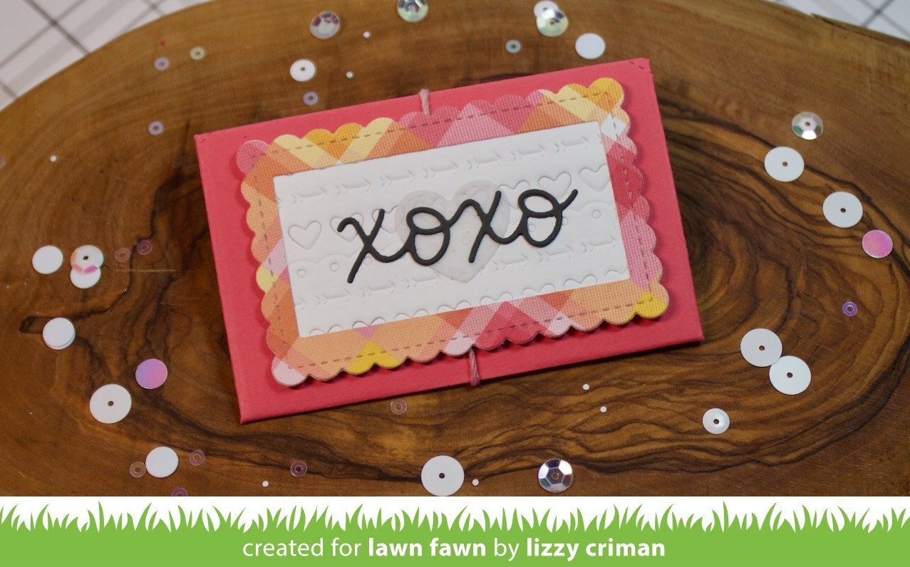 Lawn Fawn - Stitched Heart Envelope