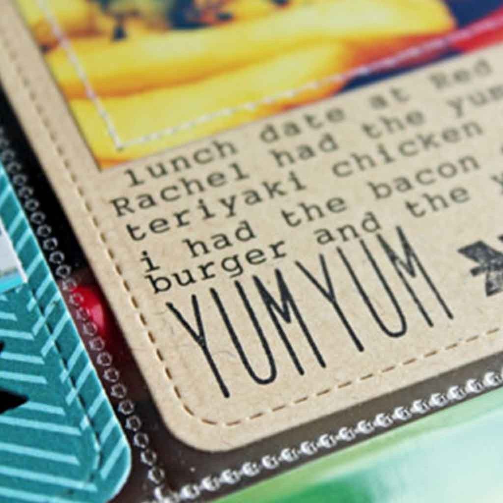 Lawn Fawn - Stitched Journaling Card