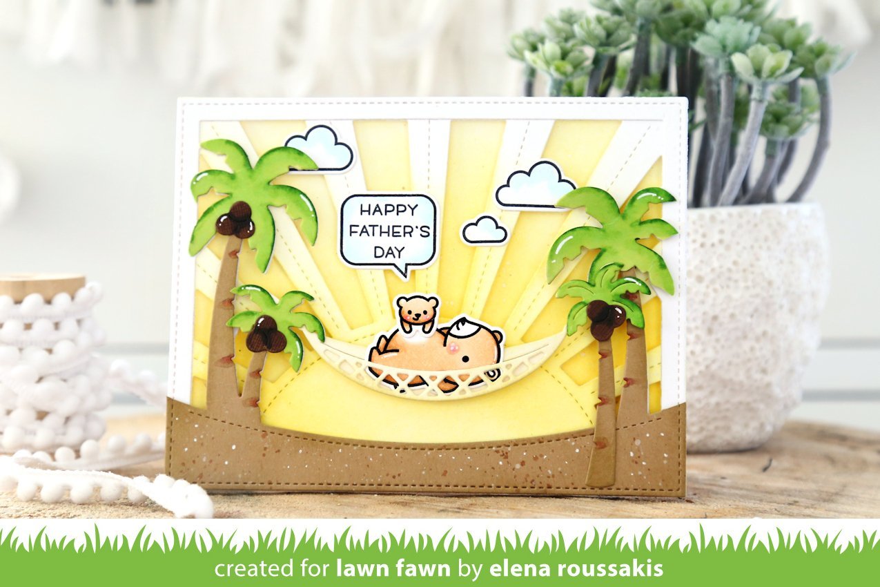 Lawn Fawn - Hammock And Trees