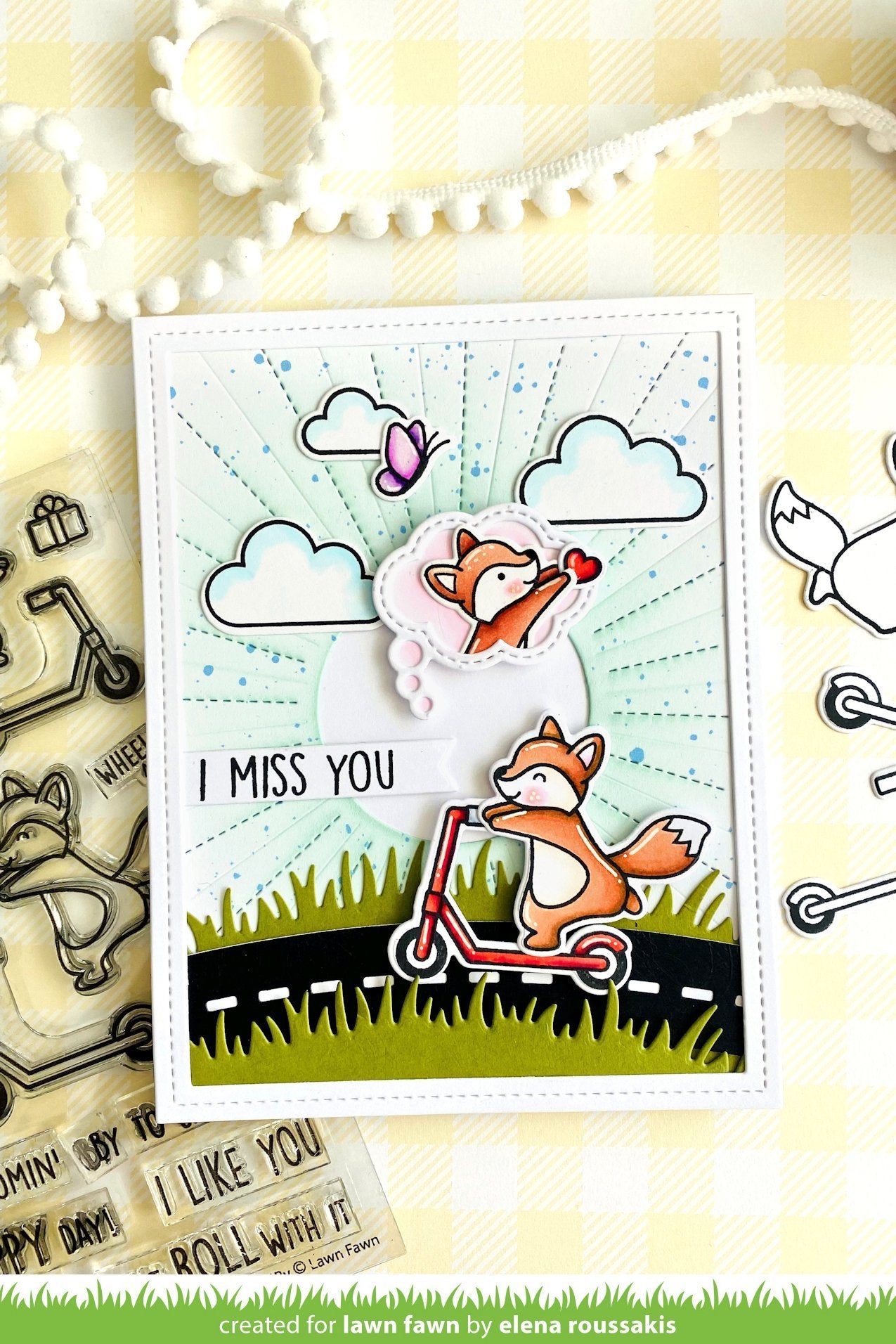 Lawn Fawn - Scootin' By