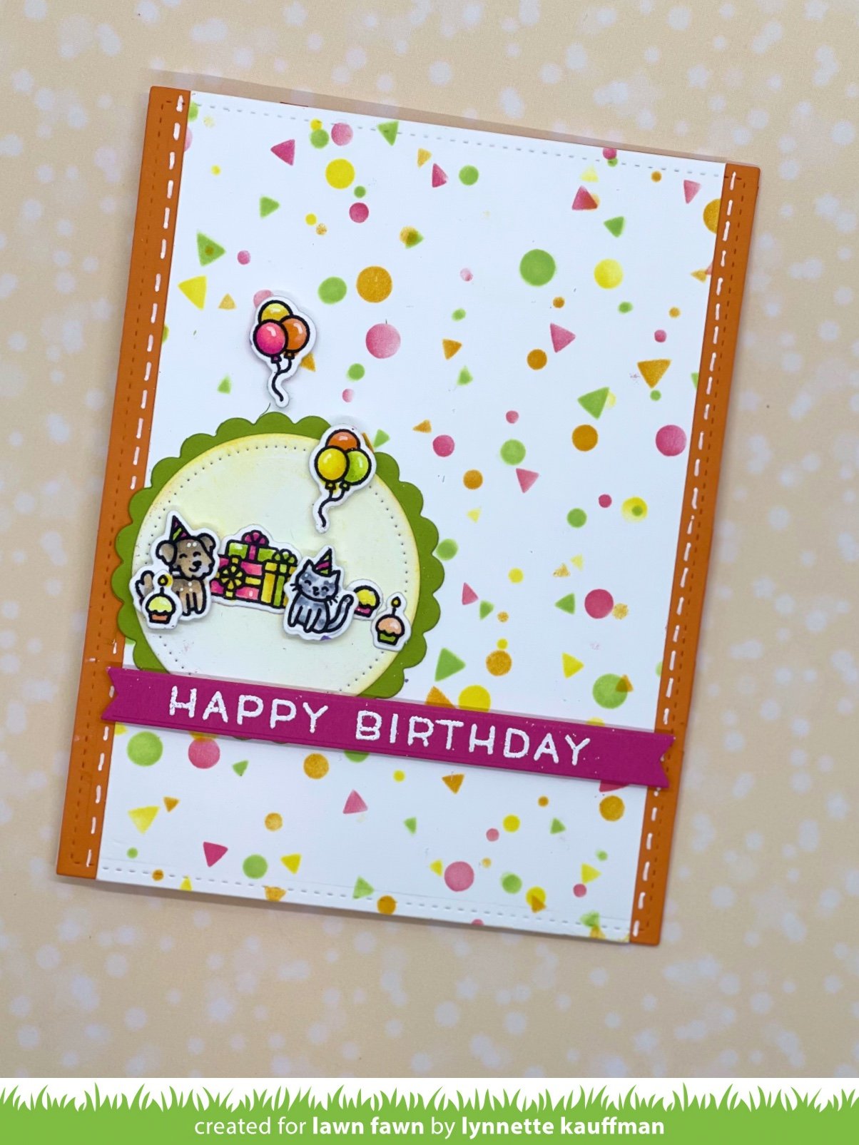 Lawn Fawn - Confetti Stencils (2pcs)