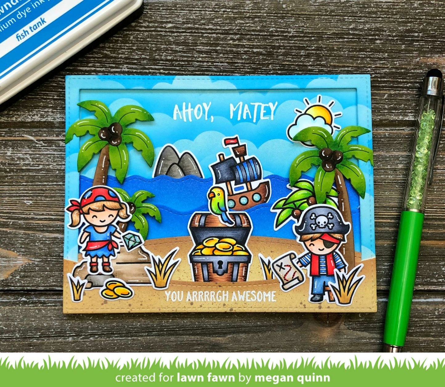 Lawn Fawn - Tropical Backdrop