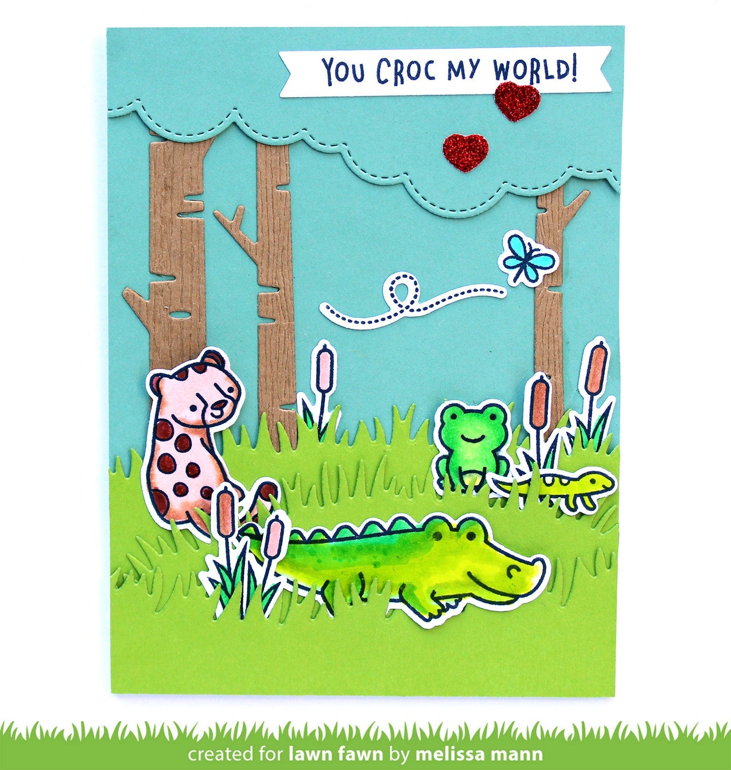 Lawn Fawn - Croc My World