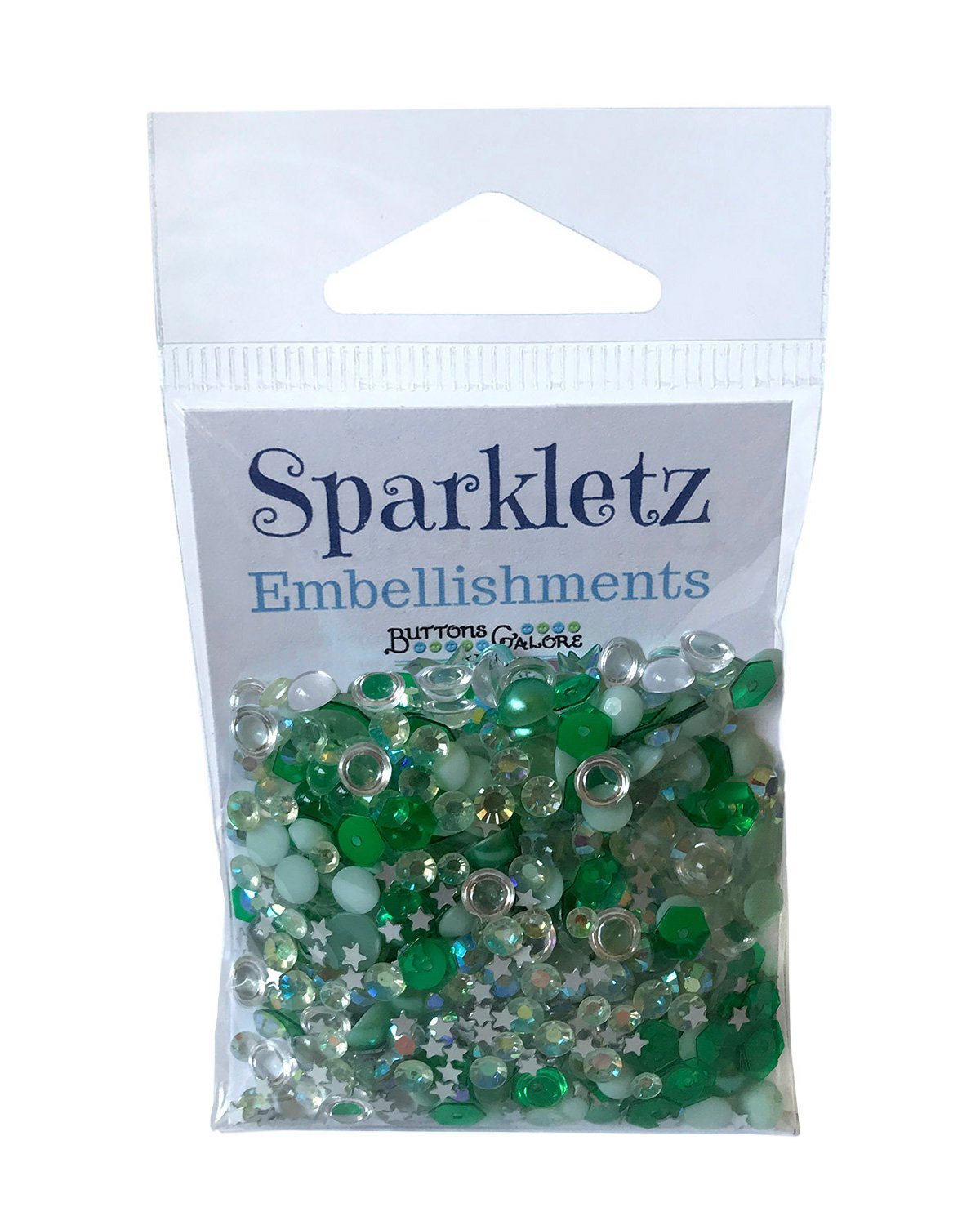 Buttons Galore - Aquamarine Sparkletz
