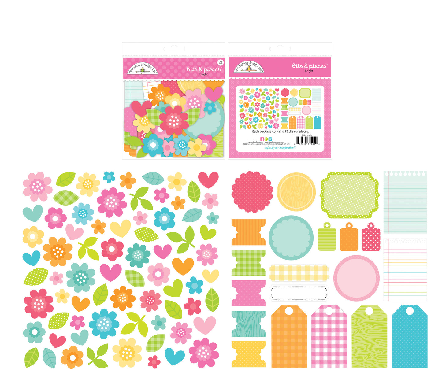 Doodlebug Design - Bright Bits & Pieces