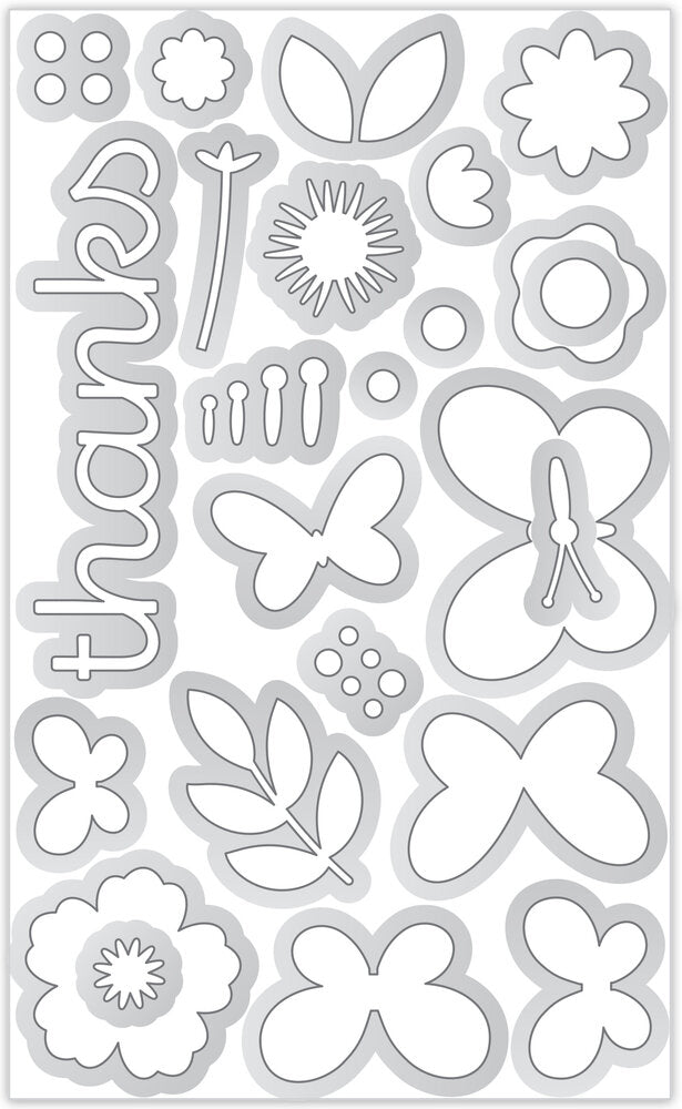 Doodlebug Design - Farmer's Market Butterfly Wishes Doodle Cuts