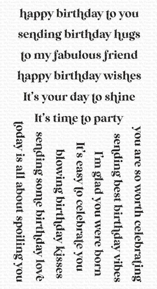My Favorite Things - Essential Birthday Messages