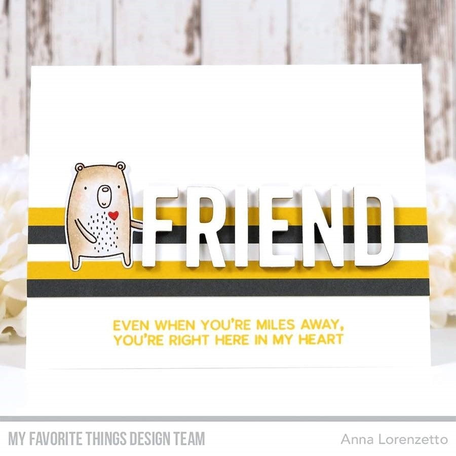 My Favorite Things - Friend & Friendship Die-Namics