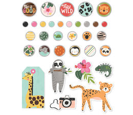 Simple Stories - Into the Wild Decorative Brads