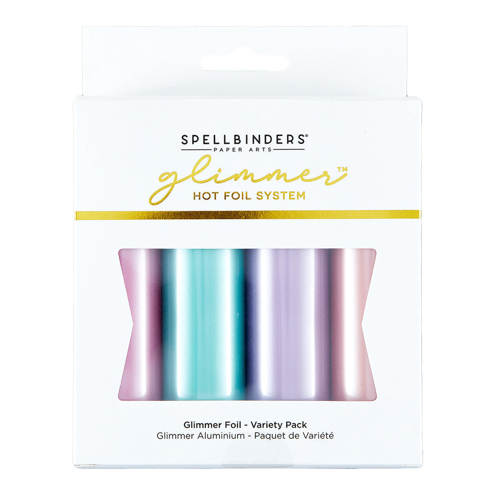 Spellbinders - Glimmer Hot Foil Satin Pastels Variety Pack (4 rolls)